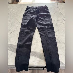 ALO Yoga High Waist Checkpoint 7/8 Black Leggings with Pockets Size XS